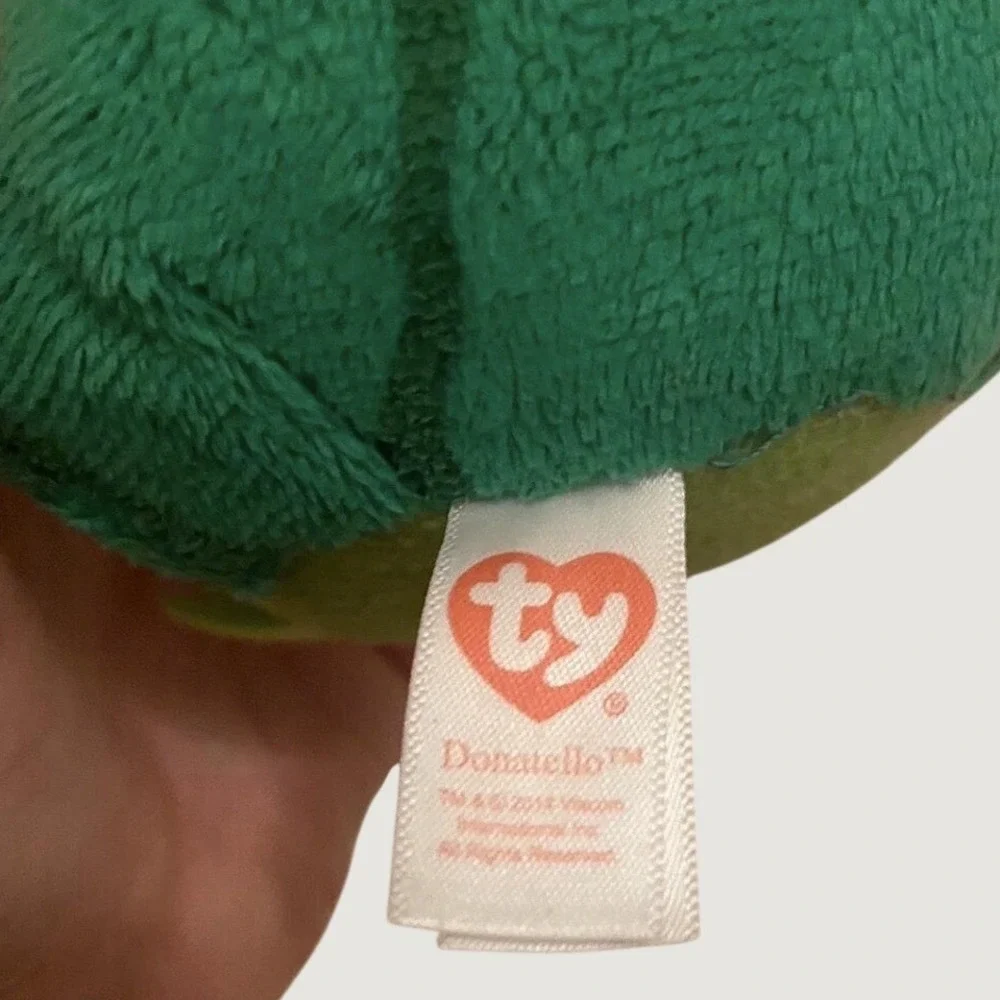 Purple Ninja Turtle TY Beanie Baby Plushie‎ Green